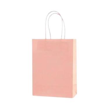 Imagem de Sacolas De Presente De Papel Kraft Coloridas 10PCS Sacolas De Compras 
