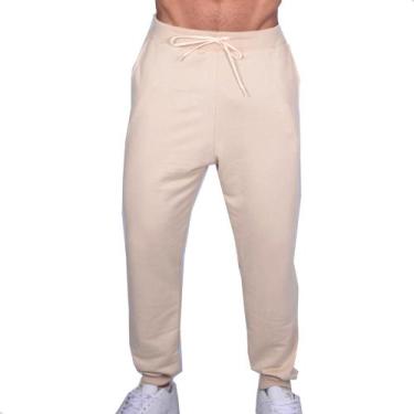 Imagem de Calça Moletom Leve Skinny Adulto Academia Treino Confortável - D B Ace