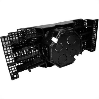 Imagem de Suporte Laje Mondiale 25 A 31Cm Extensiva Preto 400 - Kit C/14, Preto