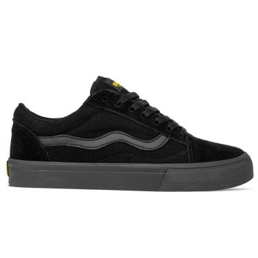 Imagem de Tênis Mad Rats Lona Unissex Old School | All Black Cor:;Tamanho:34-Unissex