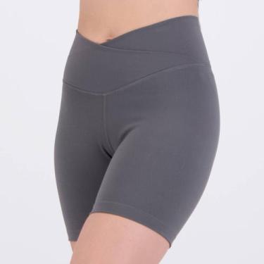 Imagem de Bermuda Fila Touch Gym Feminina Grafite, G
