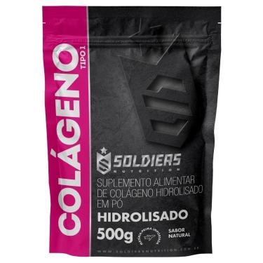 Imagem de Colágeno Hidrolisado - 500g - 100% Pura Importado - Soldiers Nutrition-Unissex