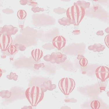 Imagem de Papel de Parede Infantil Sonhos Bobinex 4247 - Balões, Céu e Nuvens em