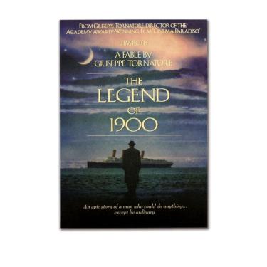 Imagem de Pôster Vintage Kraft Paper A Lenda do Filme de 1900 51,5x36cm