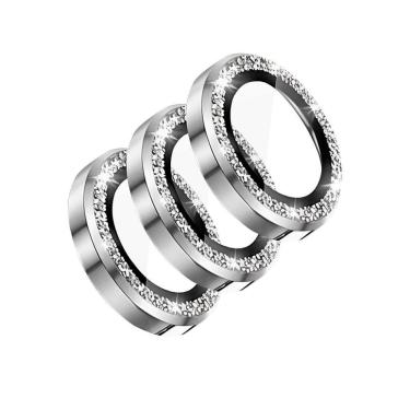 Imagem de Protetor De Lente Para Iphone 15 Pro Max - One Armor - Frame Para Câmera - Glitter - Gshield