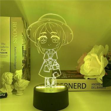 Imagem de Identidades de luz noturna LED 3D Emmas Woods Color Changing - yiweisa