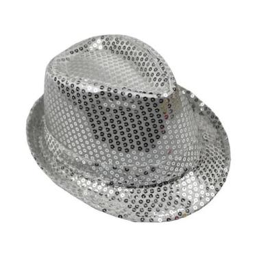 Imagem de Chapéu Bucket Unissex Com Lantejoulas Brilhantes Para Performance De P