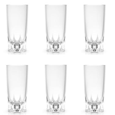 Imagem de Jogo 6 Copos Altos Cristal Ecológico 270ml Marly Casambiente