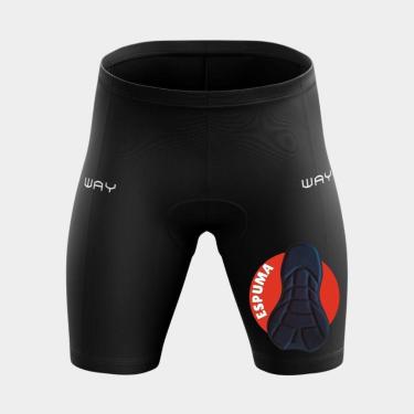 Imagem de Bermuda de Ciclismo Masculina Eco Soft com Bolso e Forro de Espuma.-Masculino