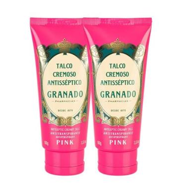 Imagem de Kit 2 Talco Cremoso Creme Anti-transpirante Granado Pés Axilias Pink 1