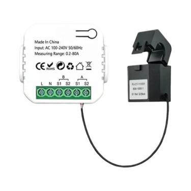 Imagem de Medidor De Energia Inteligente Tuya Wifi Bidirecional Para Monitoramen