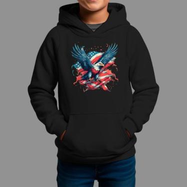 Imagem de Moletom Canguru Infantil Country Moda Country Inverno Capuz e Bolso Ag