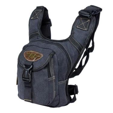 Imagem de Pochete De Perna Em Lona Ja8011 - KVN, Preto