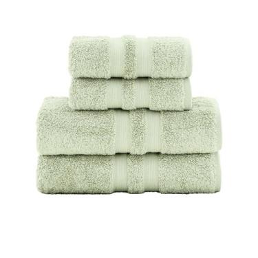 Imagem de Kit Jogo De Toalhas Buddemeyer 4 Peças Algodão Egipcio Banho e Rosto F