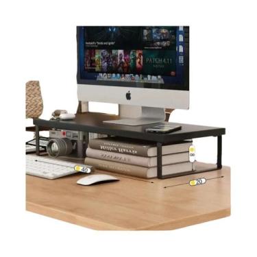 Imagem de Base Elevada Para Monitor De Computador, Organizador De Mesa Para Home