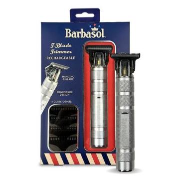 Imagem de Máquina Acabamento T Blade Barbasol Pro Recarregável Via Usb, Bivolt