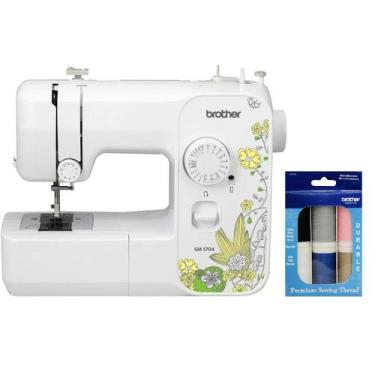 Imagem de Máquina de costura Brother SM1704 de 17 pontos com fio de 6 peças