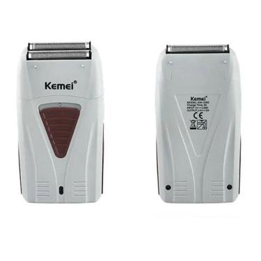 Imagem de Máquina Barbear Acabamento Cabelo Barba Bivolt Kemei Km 3382
