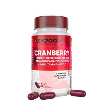 Imagem de Cranberry e Extrato de Semente de Uva com Beta Glucana 60 caps Kempoo 