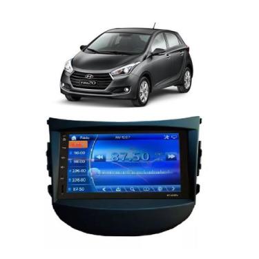 Imagem de Kit Multimidia HB20 2012 até 2019 7 Pol MP5 USB SD Radio Espelhamento 