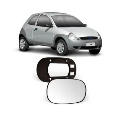 Imagem de Subconjunto Espelho Vidro Retrovisor Lente Base Ford Ka 1997 1998 99 2