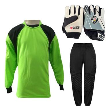 Imagem de Kit De Goleiro TRB + Luva De Goleiro Infantil Vasco DRB Goalkeeper-Unissex