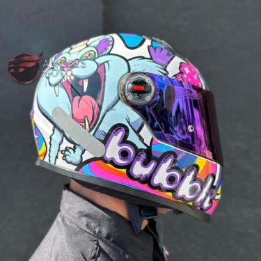 Imagem de Capacete LS2 FF358 Bubble White, 60, Vermelho