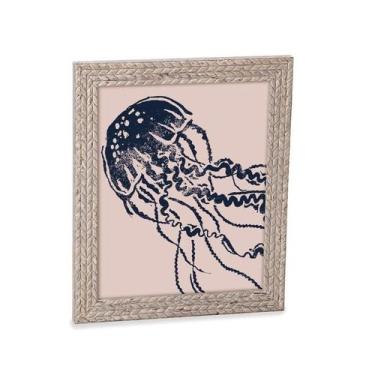 Imagem de PORTA-RETRATO EM POLIESTIRENO ESTILO FIBRA NATURAL - 20X25cm - Mart