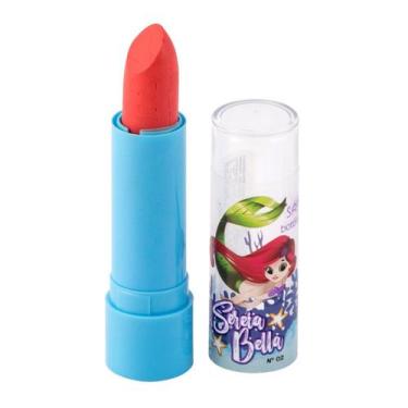 Imagem de Batom Cremoso Teen 2g Coleção Sereia Bella Nº 5 Safira - SAFIRA COSMÈT