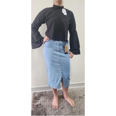 Imagem de Saia Jeans Midi Oppnus Julia, 38