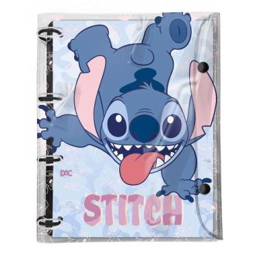 Imagem de Fichário Universitário em PVC Cristal Stitch com 192 folhas DAC