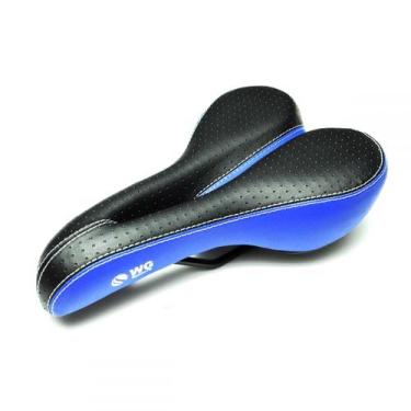 Imagem de Selim WG Sports Vazado MTB, Preto, Azul