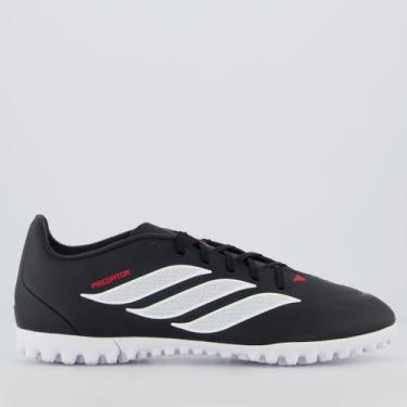 Imagem de Chuteira Adidas Predator Club Society Preta e Branca, 43