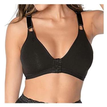 Imagem de Sutiã Sustentação Olimpo DeMillus 061054 Cotton / Algodão, Preto, 48