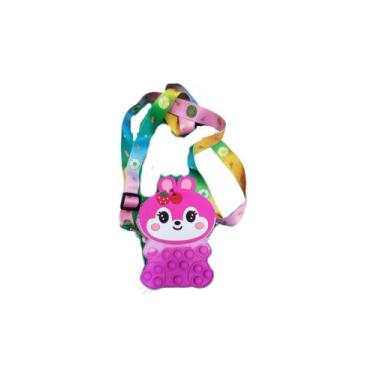 Imagem de Bolsa Infantil  Pop Bolha Silicone Divertida Vários Modelos - Magazine