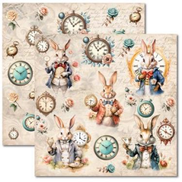 Imagem de Papel para Scrapbook Arte Fácil Alice 5 - SC-952