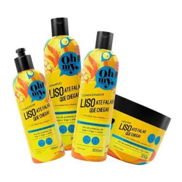 Imagem de Kit Oh My! Liso Até Falar Que Chega! 300ml (4 Itens)