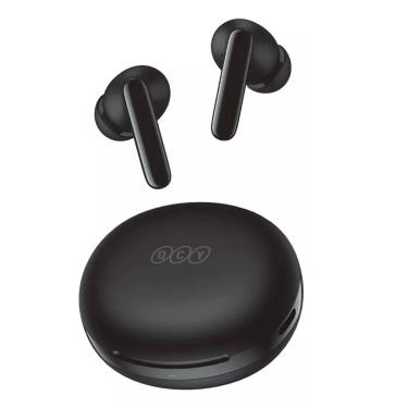 Imagem de Fone de ouvido sem fio para jogos QCY T13 ANC2 preto com luz LED Cancelamento de ruído