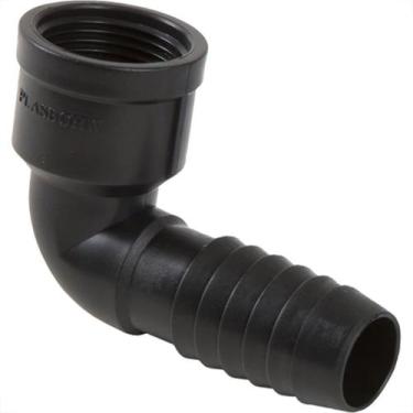 Imagem de Conexao Preta Plasbohn Joelho Interno 90º 3/4'' - Kit C/25 Pecas