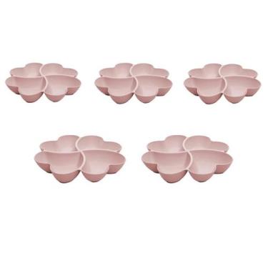 Imagem de 5un Petisqueira Lines Bambu Lyor Rosa 7908122215155