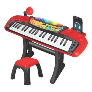 Imagem de Brinquedo Teclado Infantil Com Microfone Zoop Toys - ZP01154