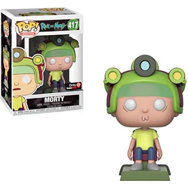 Imagem de Funko Morty (GameStop Exclusive): Rick & Morty x POP! Animation Vinyl Figure & 1 POP! Compatible PET Plastic Graphical Protector Bundle [#417 / 33989 - B]