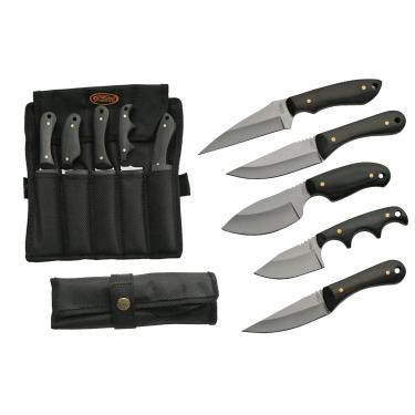 Imagem de SZCO Supplies Conjunto de facas de esfolar, 5 peças, preto