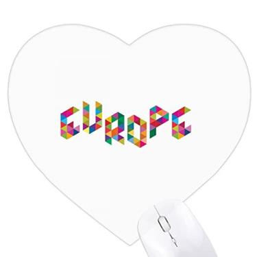 Imagem de Tapete de borracha para escritório com personagens europeus continente coração
