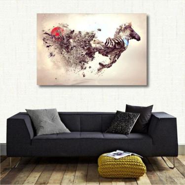 Imagem de Quadro de Cavalo decorativo Para Sala Quarto Escritório