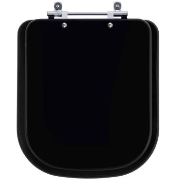 Imagem de Assento Sanitário Gap Onix Preto Fosco para Vaso Roca