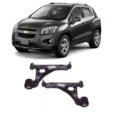 Imagem de Bandeja Chevrolet Tracker Dianteira (2014 Até 2016) Flex Automotive O Par