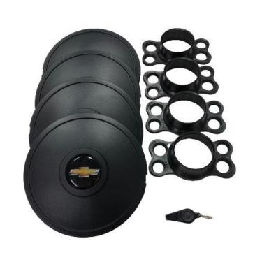 Imagem de Calotas Miollo Gm Prisma Aro 14 2006/2012 Tradicional Preto