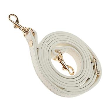 Imagem de LoveinDIY Bolsas de couro ajustáveis com alça de cinto e acessórios de substituição 120 cm alças, Bege