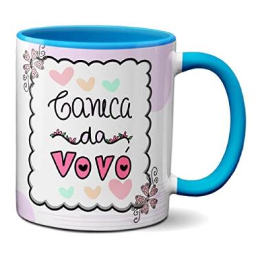 Imagem de Caneca Da Vovó Te Amo Vó Feliz Dia Dos Avós Presente (Azul)